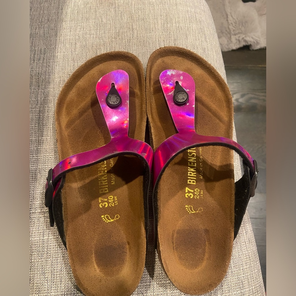 Birkenstock Galaxy Pink Sandals size 37